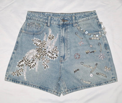 Bling Me Out Denim Shorts