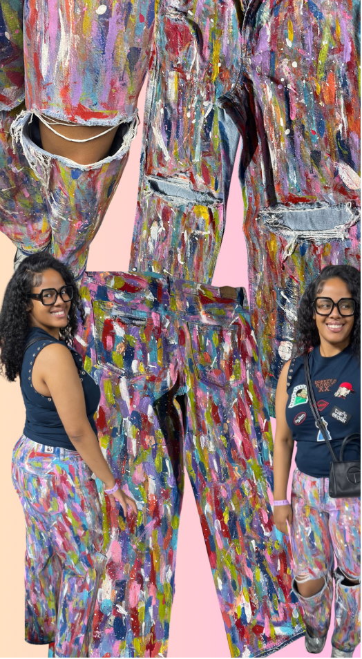 Multicolored Jeans