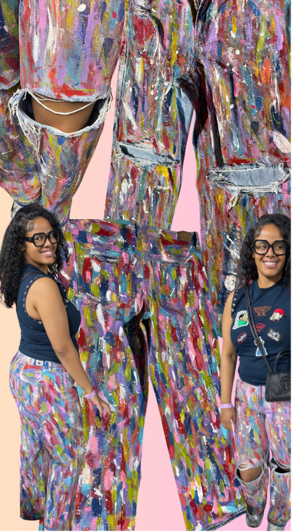 Multicolored Jeans