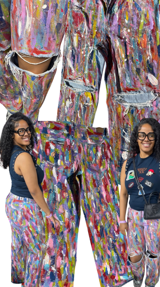Multicolored Jeans